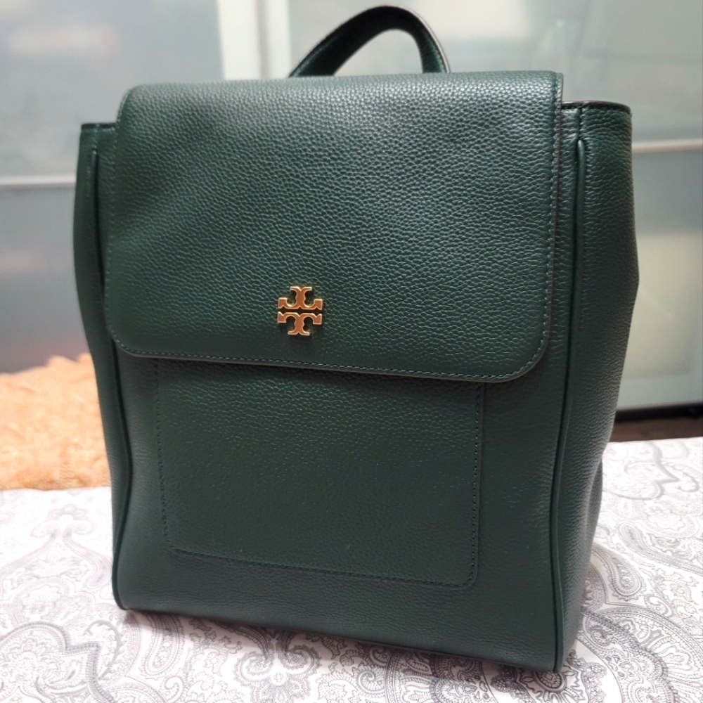 New Tory Burch Carter Flap Backpack